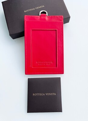 Bottega Veneta 609293 Card Case with ID window, intrecciato