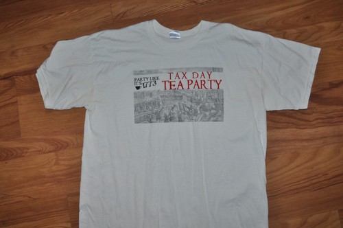 t-shirt xlarge tea party konservative republikanische politik 25 inches pit to pit - Bild 2 von 3