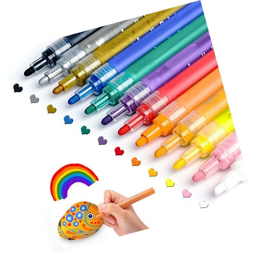 Acrylic Paint Pens for Rocks Painting, Ceramic, Glass, Wood, Fabric, Canvas, ...