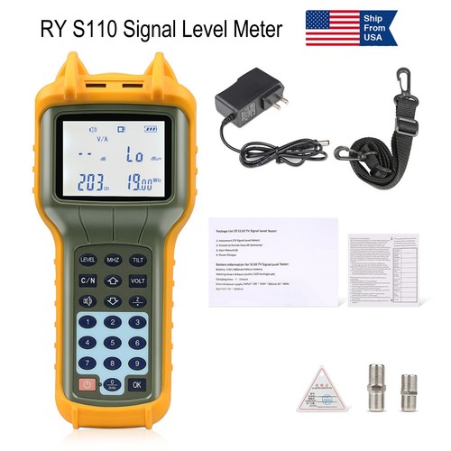 RY S110 CATV Cable TV Digital Signal Level Meter DB Best Tester Tool