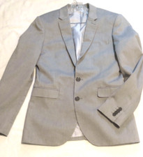 EXPRESS Innovator Sz 36 reg X-Slim Fit Gray Suit Jacket