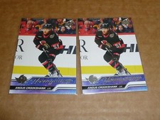 2023/24 Upper Deck ANGUS CROOKSHANK YOUNG GUNS RC/ROOKIE LOT OF 2 SENATORS #706