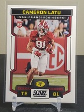 2023 Score - CAMERON LATU - 49ers Rookie RC #343