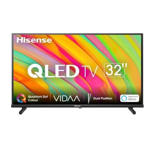 HISENSE TV HD 32" QLED 32A5KQ SMART TV VIDAA OS BLACK - Foto 1 di 1