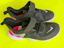 Nike Free RN 5.0 Black Pink Size 2.5 Girls Sneakers Running Shoes