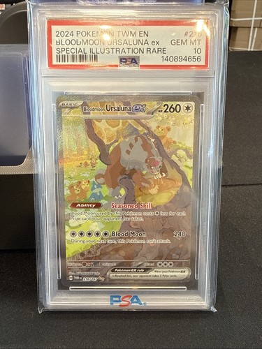Bloodmoon Ursaluna ex graded PSA 10 for sale on eBay