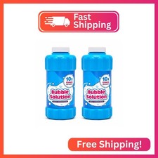 Blue 16oz Concentrated Bubble Solution 2-Pack, Refills up to 1.25 Gallons, Non-T
