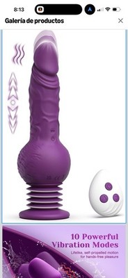 Consolador de Empuje Con Vibrador - Consolador de Punto G Con Estimulación NEW