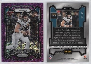 2023 Panini Prizm No Huddle Purple Prizm /35 Trevor Lawrence #139