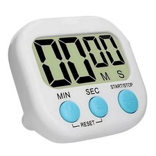 Large LCD Digital Kitchen Cooking Timer Count Down Up Clock Loud Alarm Magnetic
