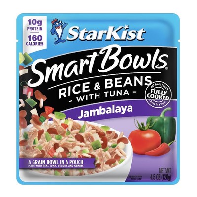 StarKist Smart Bowls Tuna   Rice and Beans   Jambalaya 4.5 oz Pouch