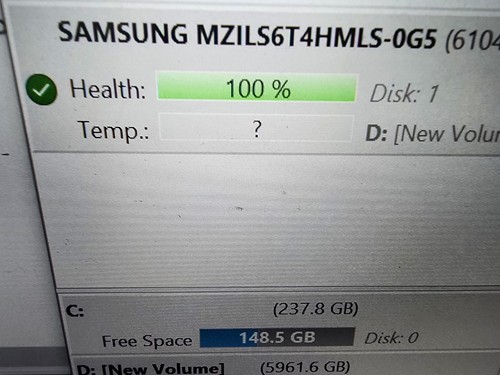 SAMSUNG/ 6.4TB 2.5" 12G SAS SSD MZILS6T4HMLS-000G5 100% HEALTH - Afbeelding 2 van 6
