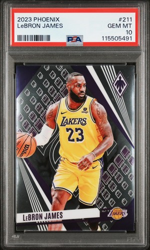 2023 PANINI PHOENIX #211 LEBRON JAMES PSA 10