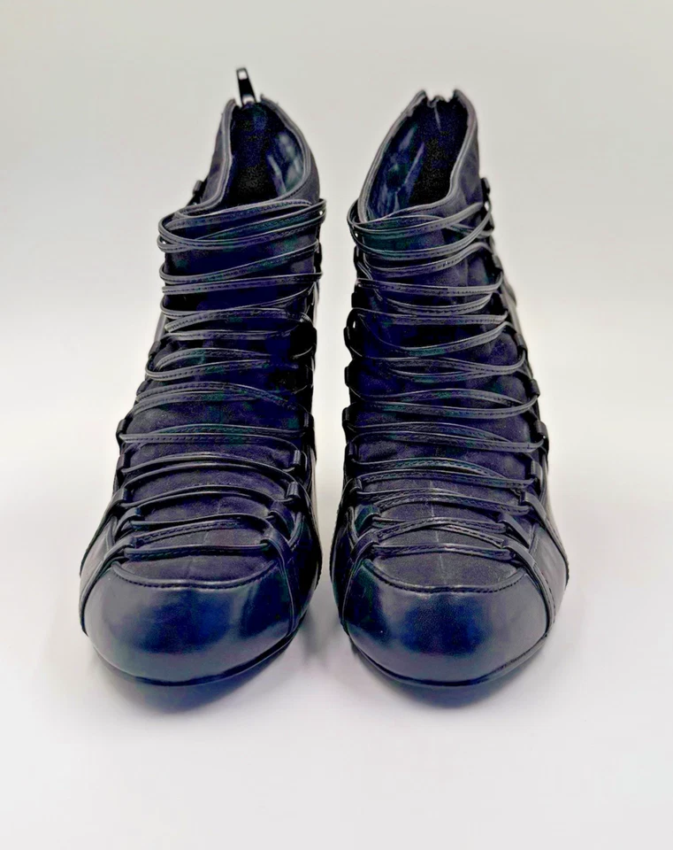 Женские кожаные сапоги Carlos Santana черные на каблуке размер 8,5 M - Изображение 3 из 4