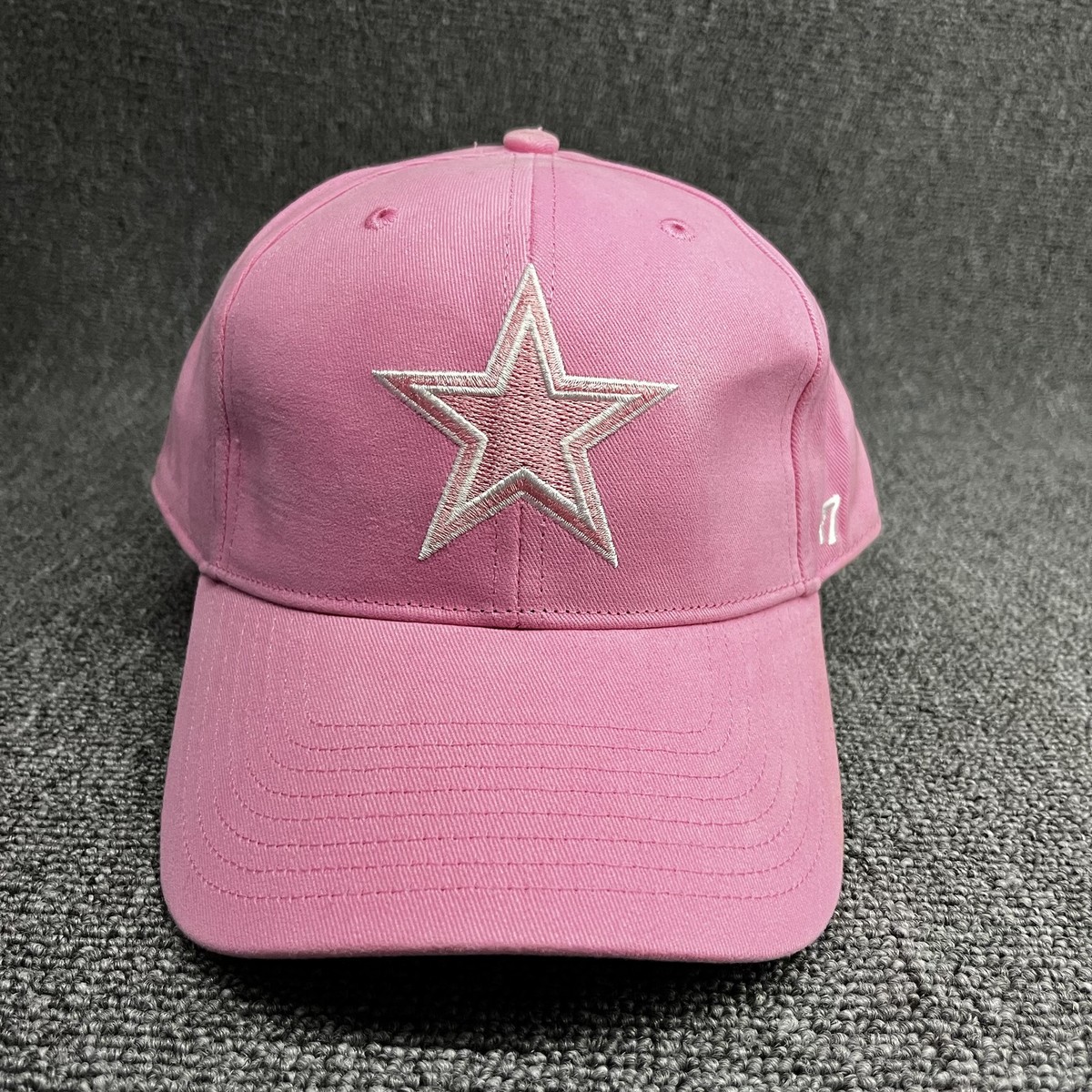 '47 Brand Pink Baseball Cap Silver Star Embroidery Adjustable Strapback Hat