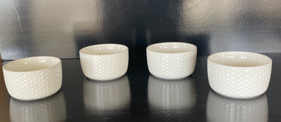 Ciroa/Ramekin Bowls/Honeycomb/Set of 4/New