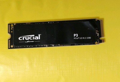 Crucial by Micron P3 M.2 2280 1TB NVMe SSD Model CT1000P3SSD8