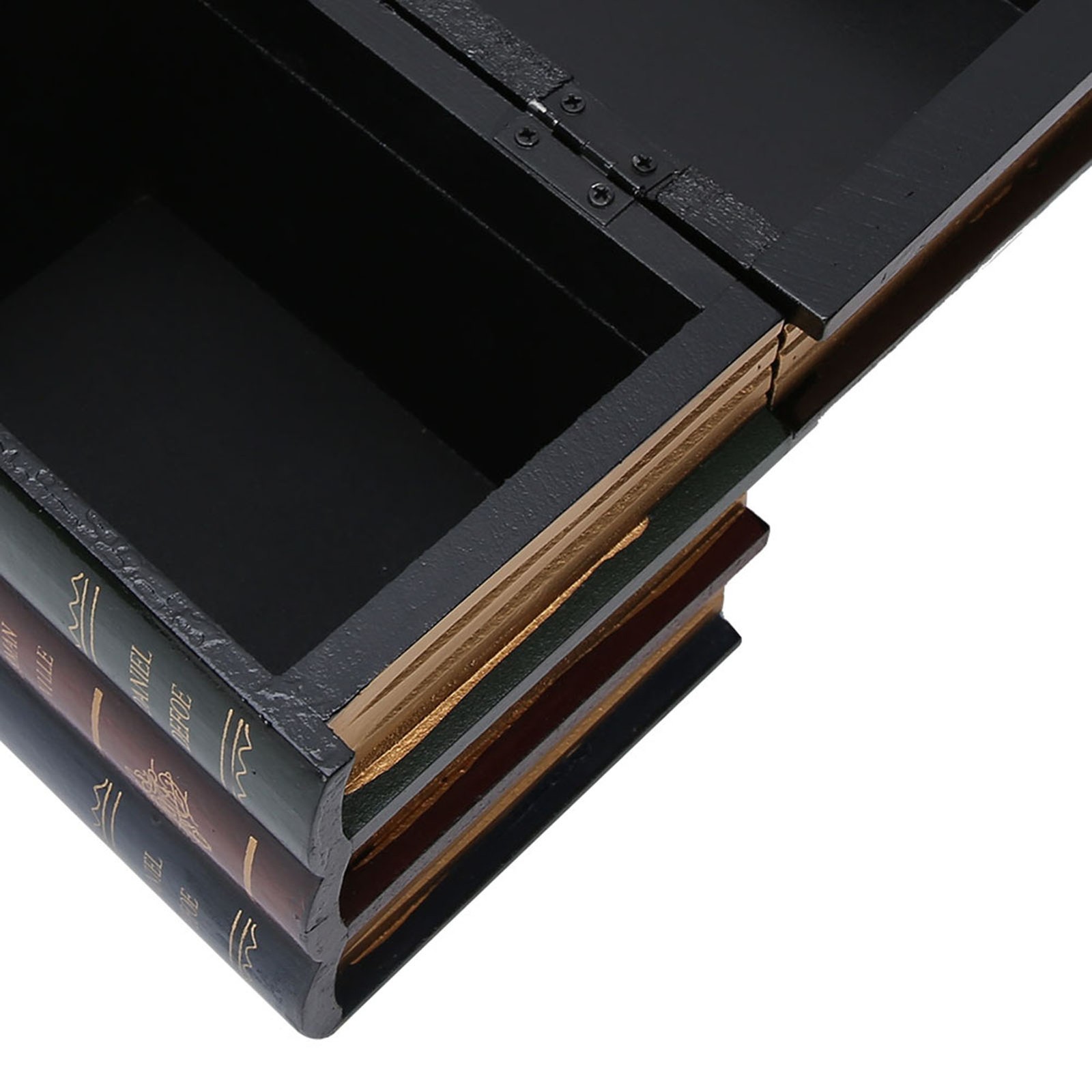 Decorative Box Book Shaped Vintage Storage Box Decor Boxes Wooden Boxes For Home