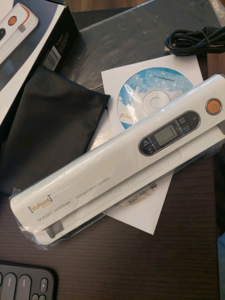 VuPoint Magic InstaScan Portable Smart Scanner No Batteries Included. - Image 3 of 4