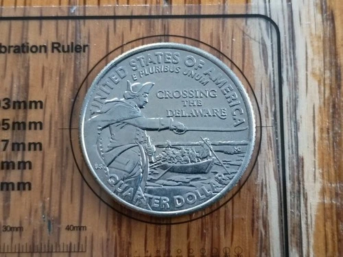 2021-P Washington Crossing the Delaware Quarter — photo from another recent sale