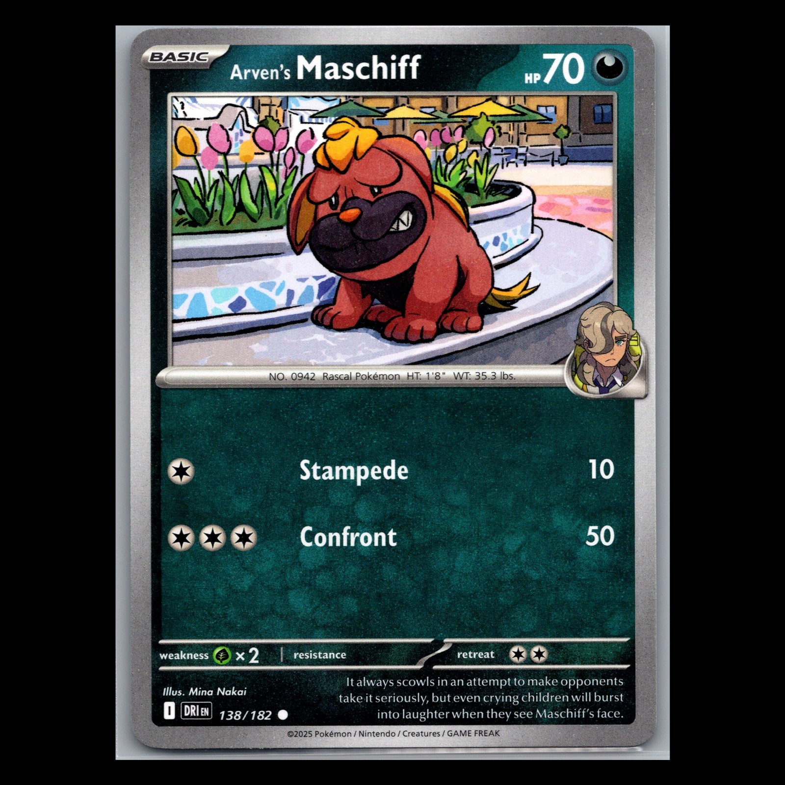 Destined Rivals - Arven's Maschiff - 138/182 - TCG Pokemon Card