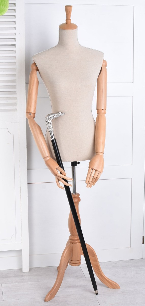 Bastone Da Passeggio In Legno Intagliato A Mano – Stile Rana – Fatto In India