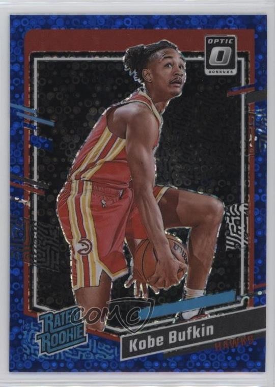 2023-24 Donruss Optic Rated Rookie Fast Break Blue Prizm 17/49 Kobe Bufkin 0m89