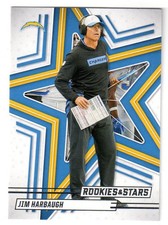 2025 Panini Rookies & Stars #3 JIM HARBAUGH CARD! CHARGERS
