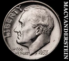 1955 Roosevelt Dime- Silver- Choice Gem Brilliant Uncirculated No Reserve #J4755