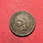 (1) Beautiful Antique 1874 Indian Head Cent/Penny VF-VERY FINE DET.