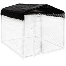 Dog Kennel Cover - WeatherGuard  Small All Season Dog Run Cover  Roof - P