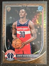 2025-26 Bowman #BCV-44 Jamir Watkins Chrome Reptilian Refractor RC