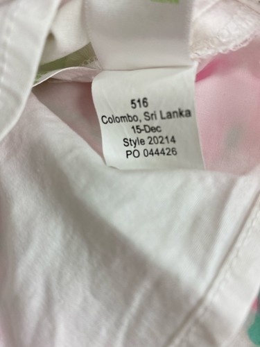 LILLY PULITZER SIZE 14 Pink/Green Aqua Floral Girl's Skort - Picture 2 of 2