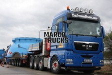 Truck photo MAN TGA 41.540 heavy-duty transporter Germany blue Schmidbaue #j4km