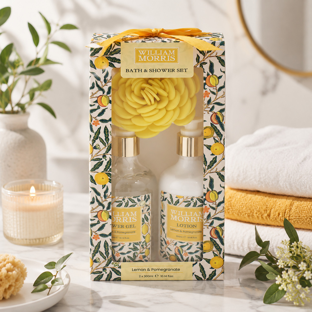 The Leonardo Collection William Morris Fruits Bath Fizzers Gift Set