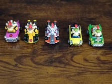 5PK DRY BOWSER Super Mario Kart Hot Wheels Standard Badwagon Jr Flame Flyer Coup