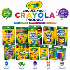 Crayola Pens Pencils Crayons Markers Paints Kids Art Supplies Choose Variation