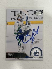 2014-15 Upper Deck Eddie Lack #188 Auto Autograph signed Vancouver Canucks