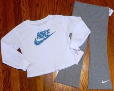 NIKE SPORT AUTHENTIC TODDLERS GIRLS BRAND NEW ORIGINAL 2Pc SET Size 4, NWT