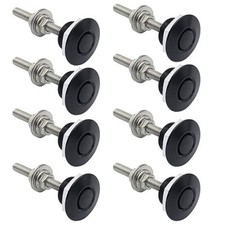 8 Pcs 1.25 inch Universal Vehicle Hood Pins-Quick Release Lock Latch Bumper, Lic