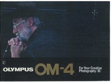 Olympus OM-4 For Your Creative Photography Instruction Manual Reprint