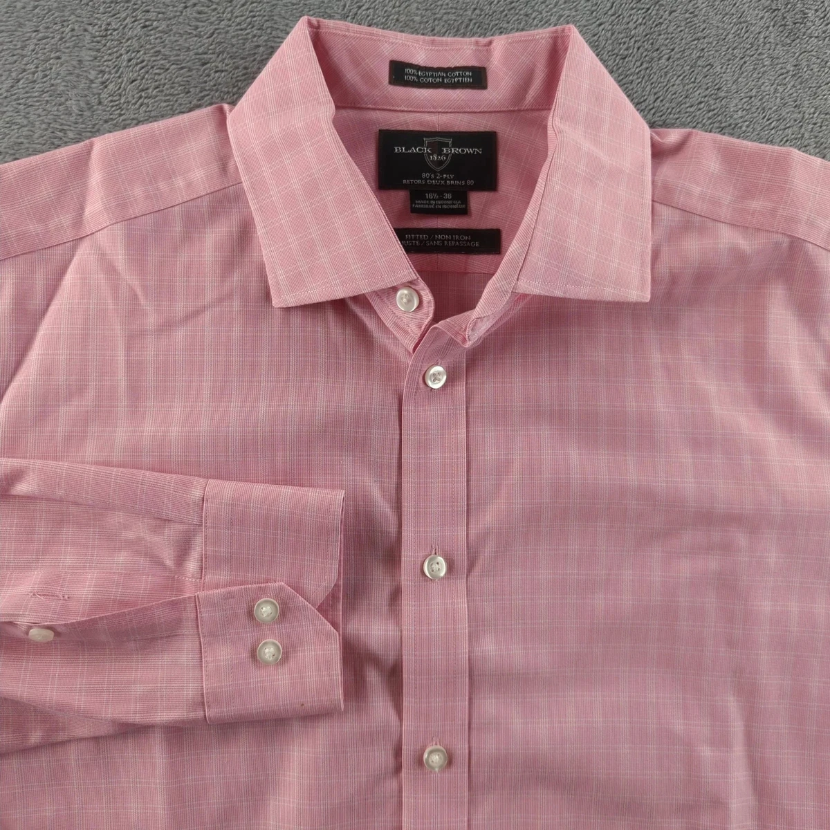 Black Brown 1826 Men's Dress Shirts for sale | eBay