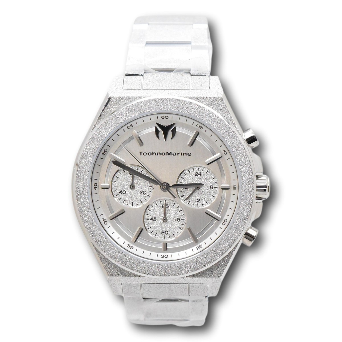 TechnoMarine Ocean Emperor Radiant Silver Men's 43mm Chronograph