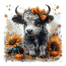 Cow Diamond Art Kits for Adults, 5D Diamond Painting Kits for Beginners, DIY Rou