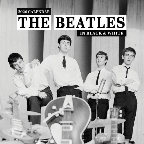 Cal 2026- The Beatles: In Black & White Wall