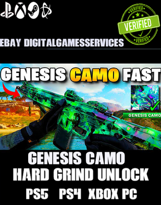 #ad #ad GENESIS CAMO HARD UNLOCK GRIND BO7 ALL PLATFORMS 100% LEGIT $149.00