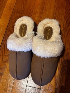 Journee Kalli Clog Slippers in Cognac/Tan Size L (9/10) NWT