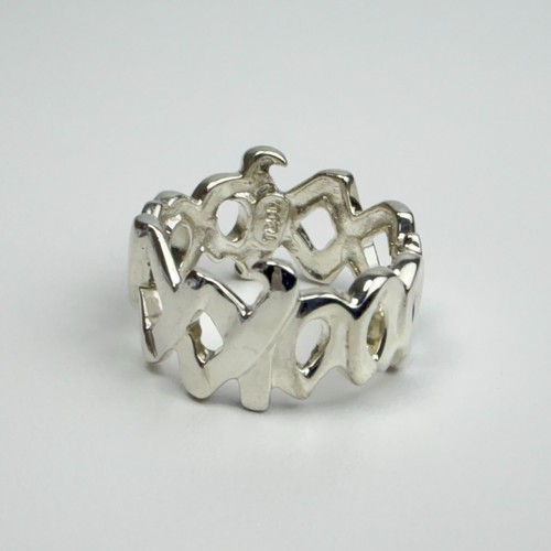 Anillo Tiffany & Co Paloma’s Graffiti Amor Y Besos Talla Esterlina 7 - Imagen 2 de 5
