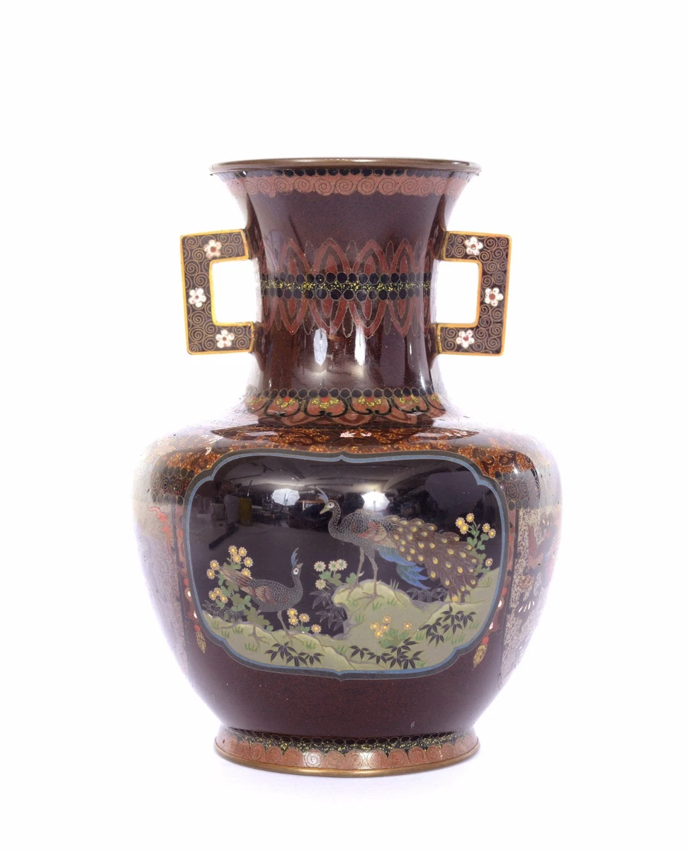 日本景泰蓝龙在日本古董花瓶| eBay