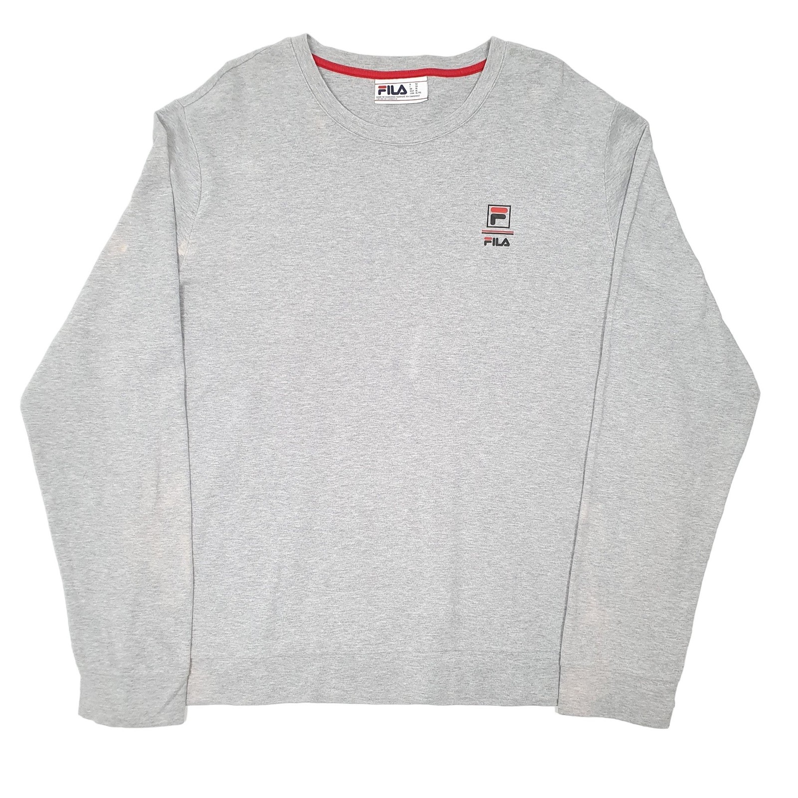 Fila Sweatshirt Crewneck Cotton Sweatshirt L